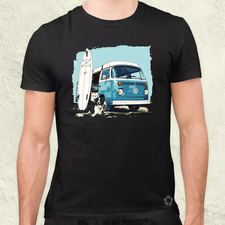 Campervan vibe v2 férfi póló