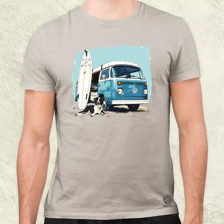 Campervan vibe v2 férfi póló