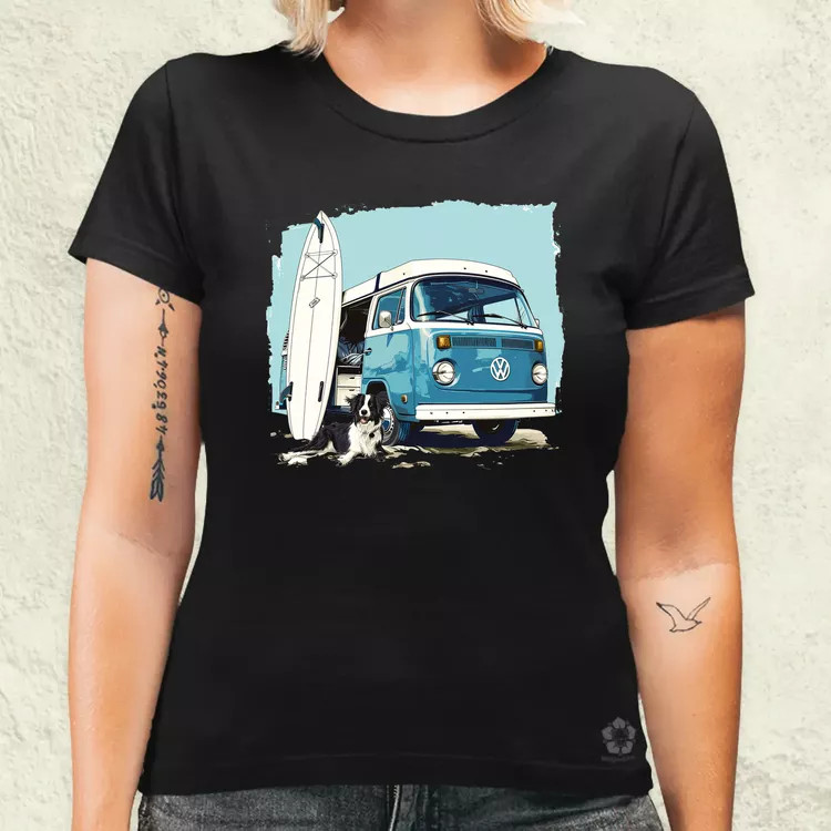 Campervan vibe v2 női póló