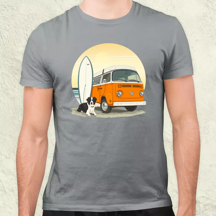 Campervan vibe v4 férfi póló