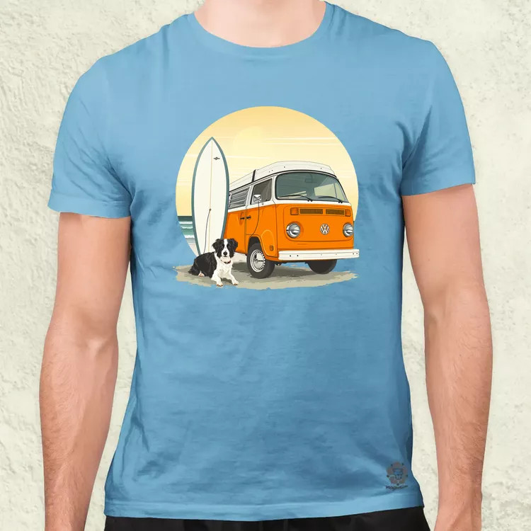 Campervan vibe v4 férfi póló