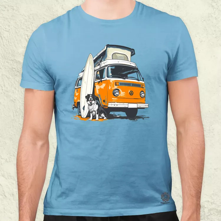 Campervan vibe v6 férfi póló