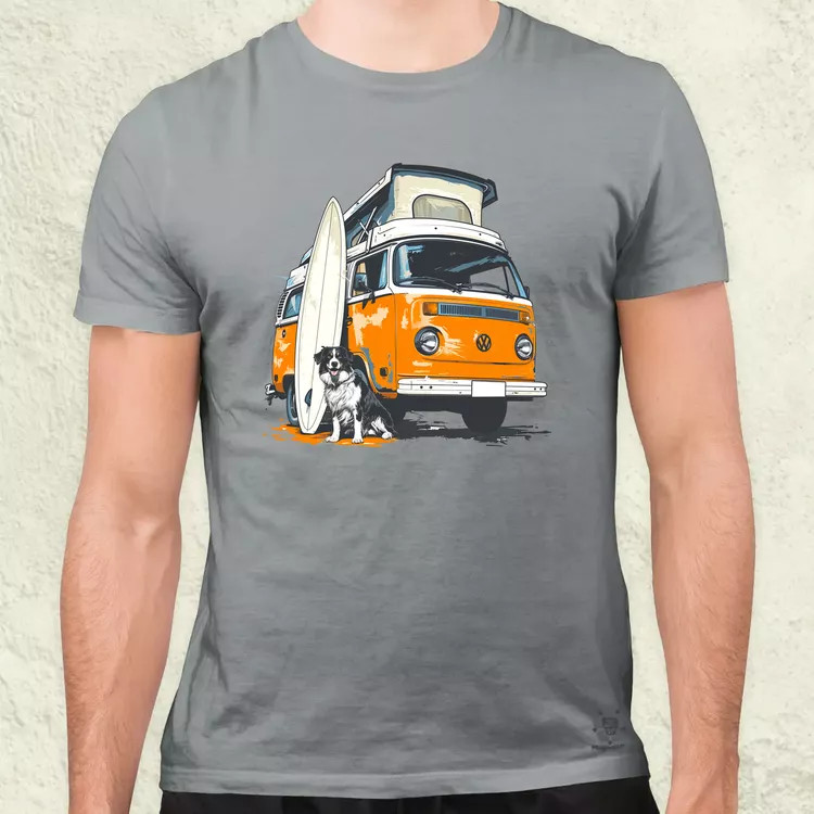 Campervan vibe v6 férfi póló