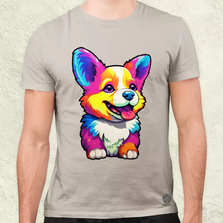 Corgi kölyök v1 férfi póló