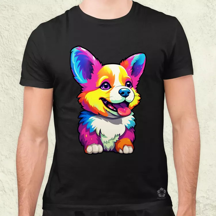 Corgi kölyök v1 férfi póló