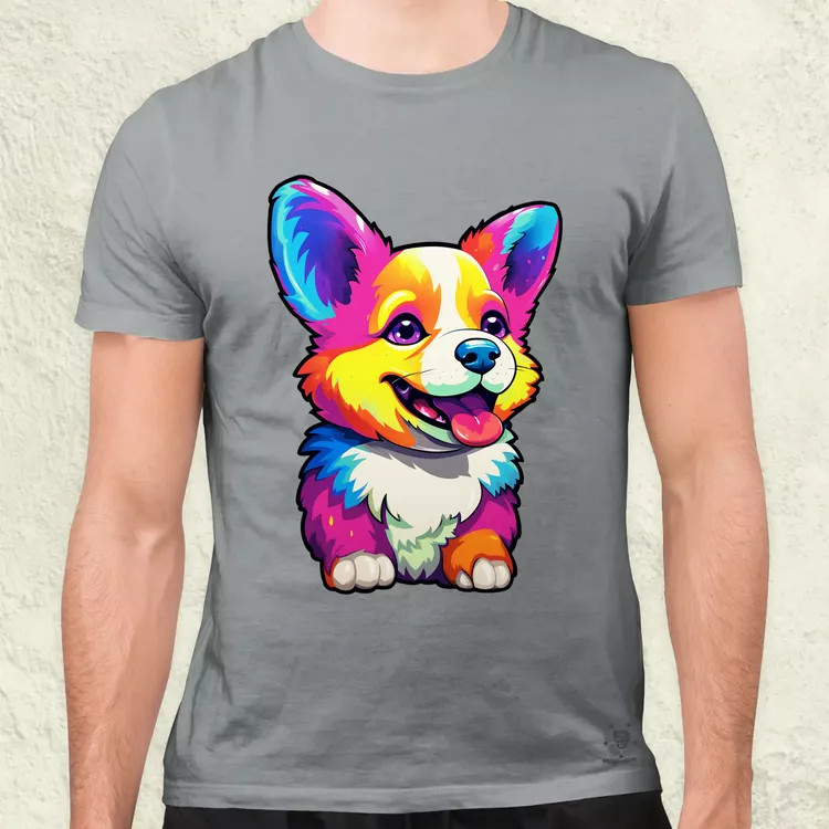 Corgi kölyök v1 férfi póló