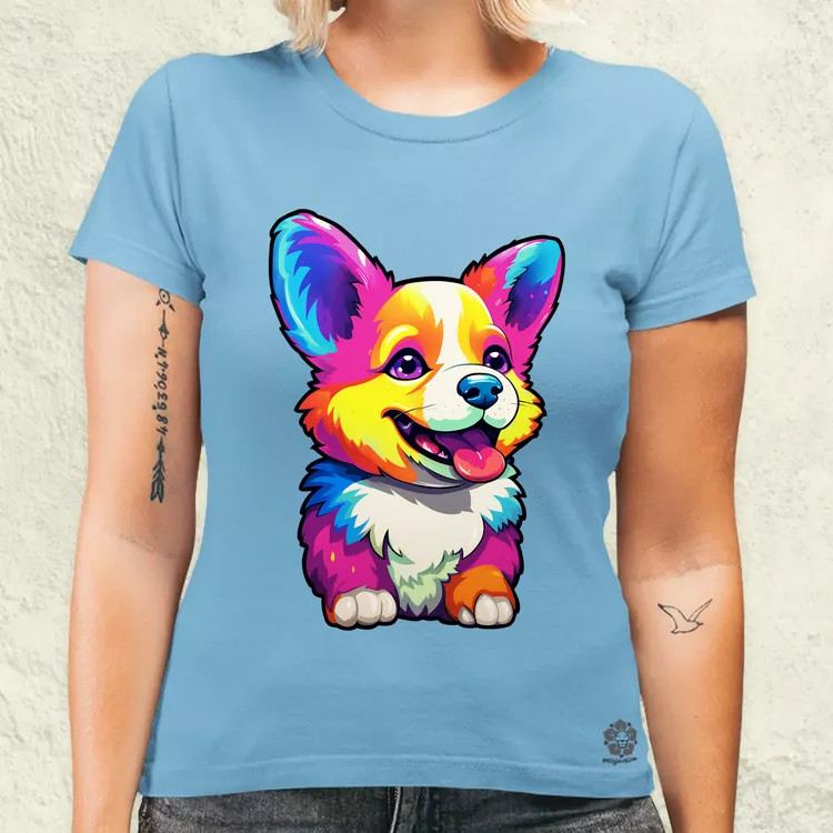 Corgi kölyök v1 női póló