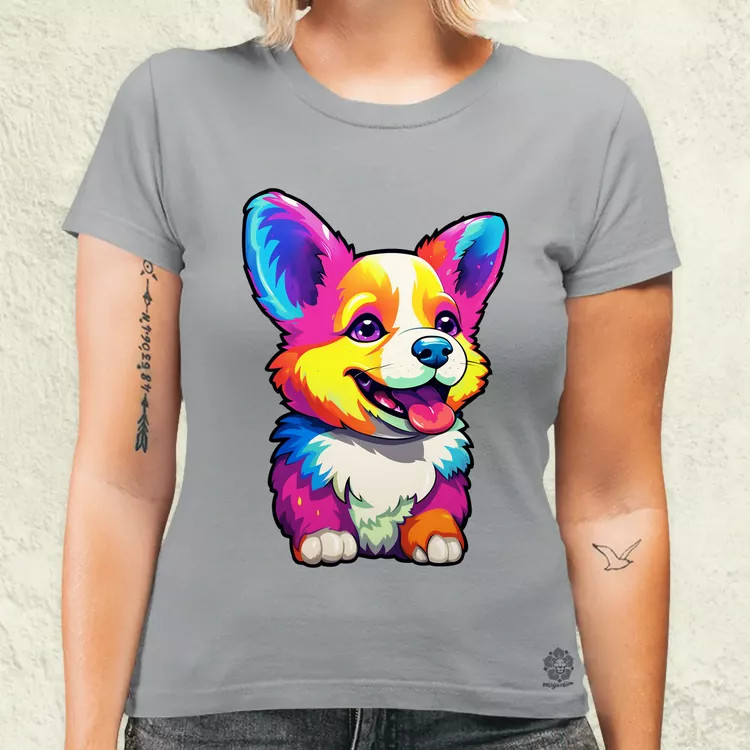 Corgi kölyök v1 női póló