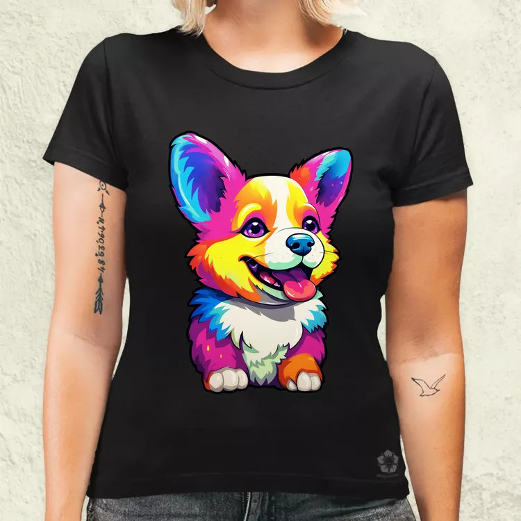 Corgi kölyök v1 női póló