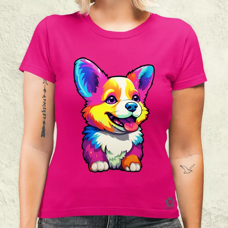 Corgi kölyök v1 női póló