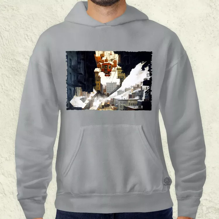 Pareidolia Marilyn Monroe város fantázia v1 férfi pulóver