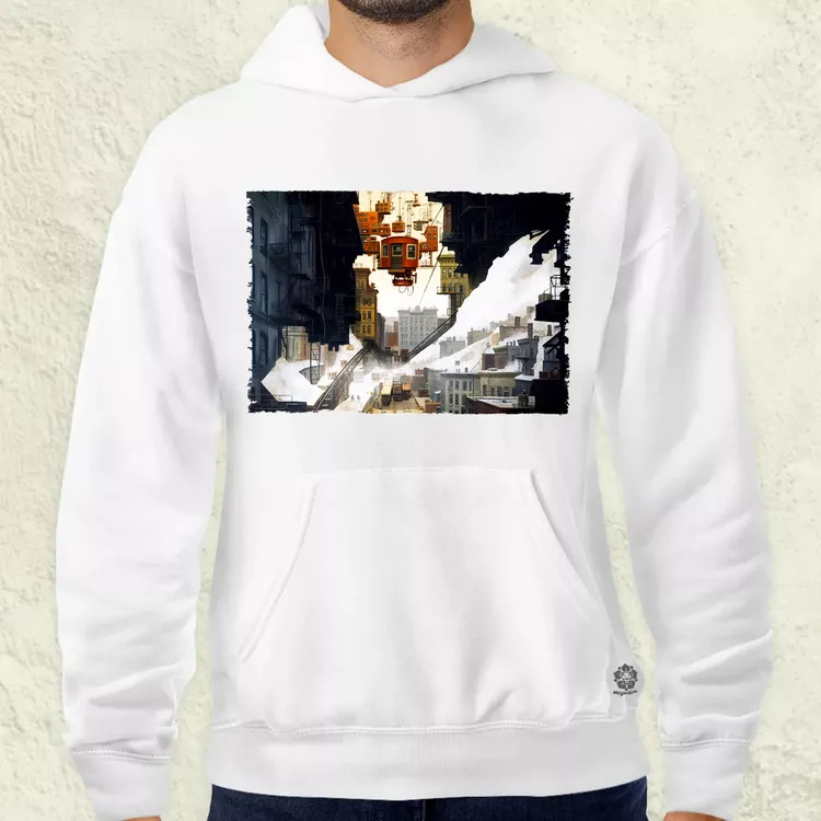 Pareidolia Marilyn Monroe város fantázia v1 férfi pulóver
