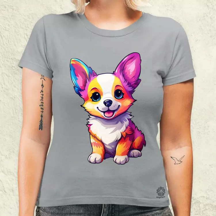 Corgi kölyök v2 női póló