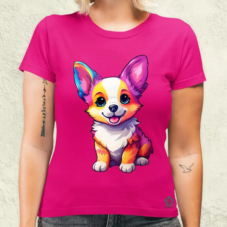 Corgi kölyök v2 női póló