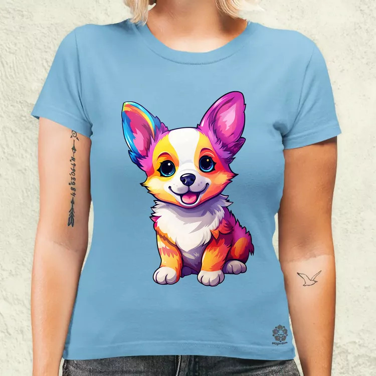 Corgi kölyök v2 női póló