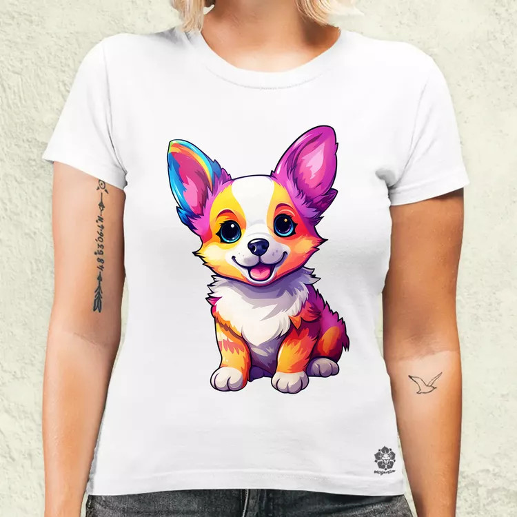 Corgi kölyök v2 női póló