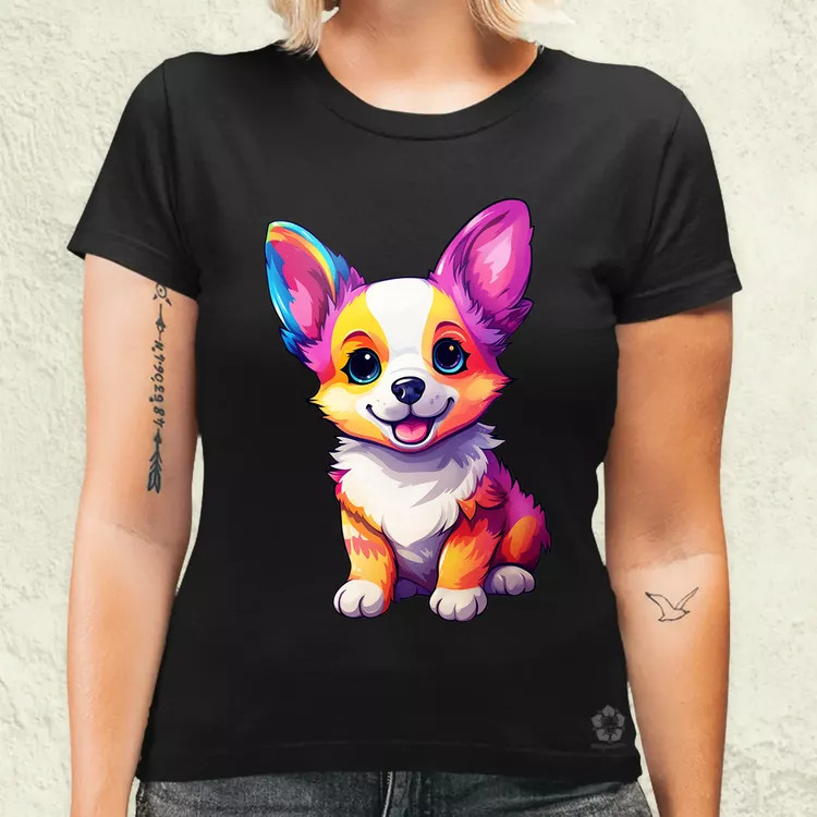 Corgi kölyök v2 női póló