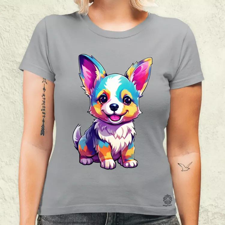 Corgi kölyök v3 női póló
