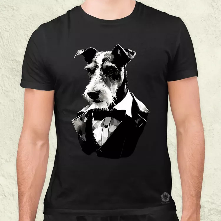 Fox Terrier nyomozó v1 férfi póló