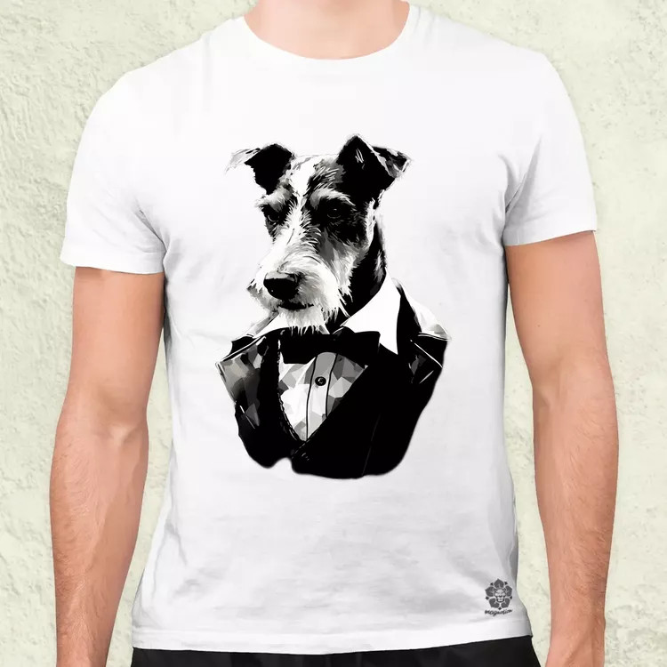 Fox Terrier nyomozó v1 férfi póló