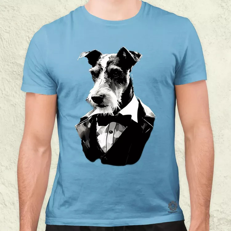 Fox Terrier nyomozó v1 férfi póló