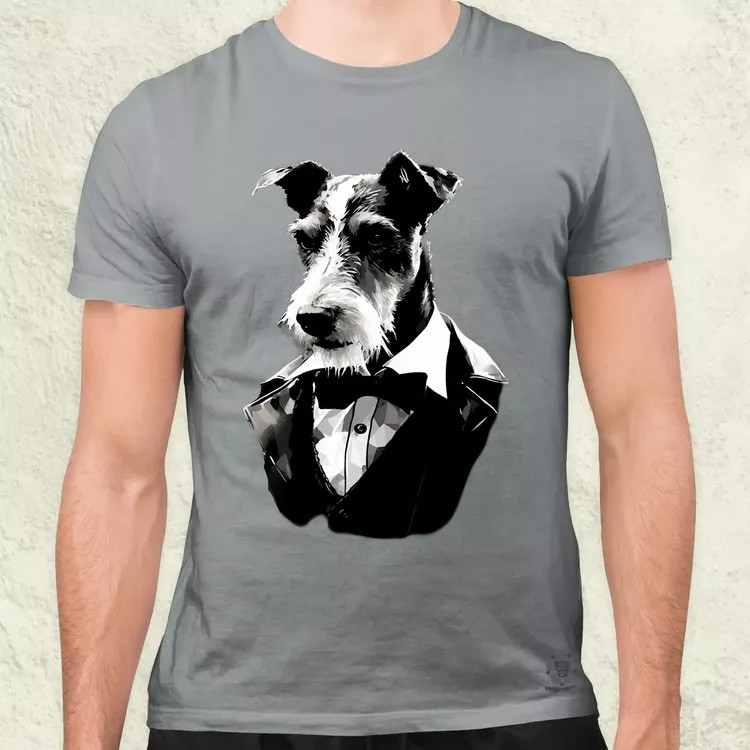 Fox Terrier nyomozó v1 férfi póló