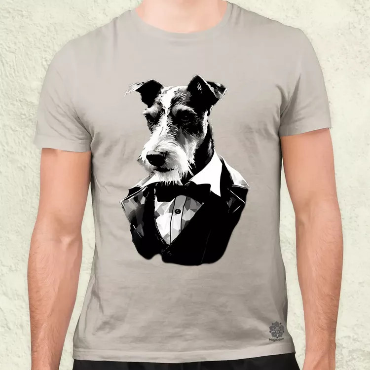 Fox Terrier nyomozó v1 férfi póló
