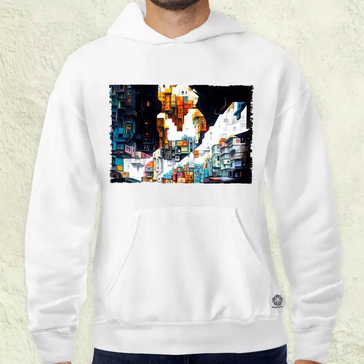Pareidolia Marilyn Monroe város fantázia v2 férfi pulóver