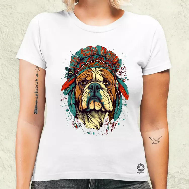 Indián bulldog v1 női póló