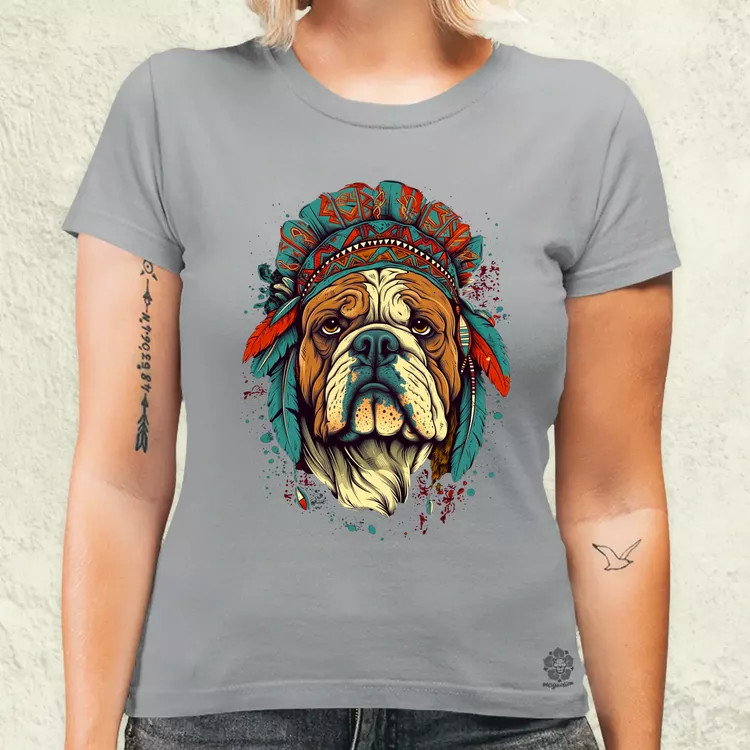 Indián bulldog v1 női póló