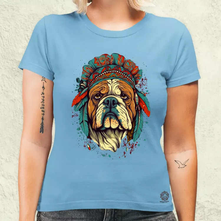 Indián bulldog v1 női póló