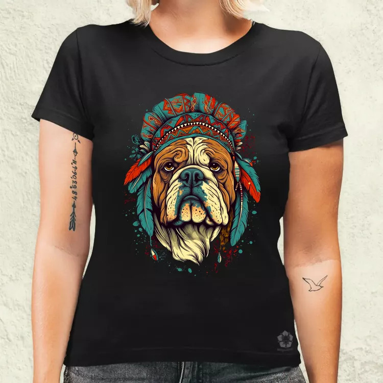 Indián bulldog v1 női póló