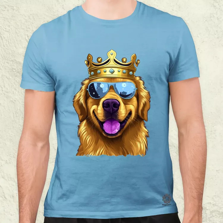 Király Golden Retriever v2 férfi póló