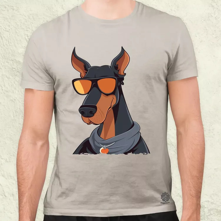 Laza Dobermann v1 férfi póló