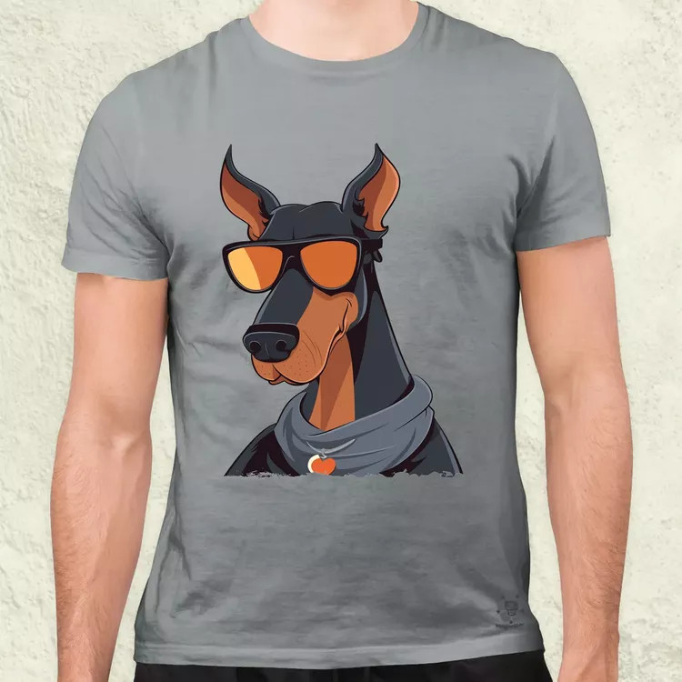 Laza Dobermann v1 férfi póló
