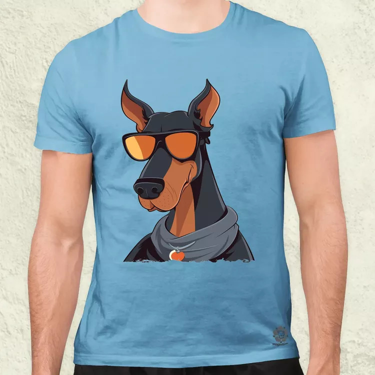 Laza Dobermann v1 férfi póló