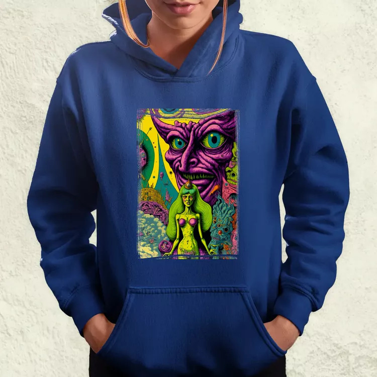 Basil Wolverton fanart v5 női pulóver