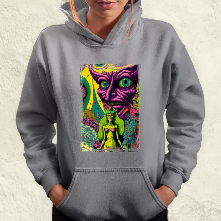 Basil Wolverton fanart v5 női pulóver