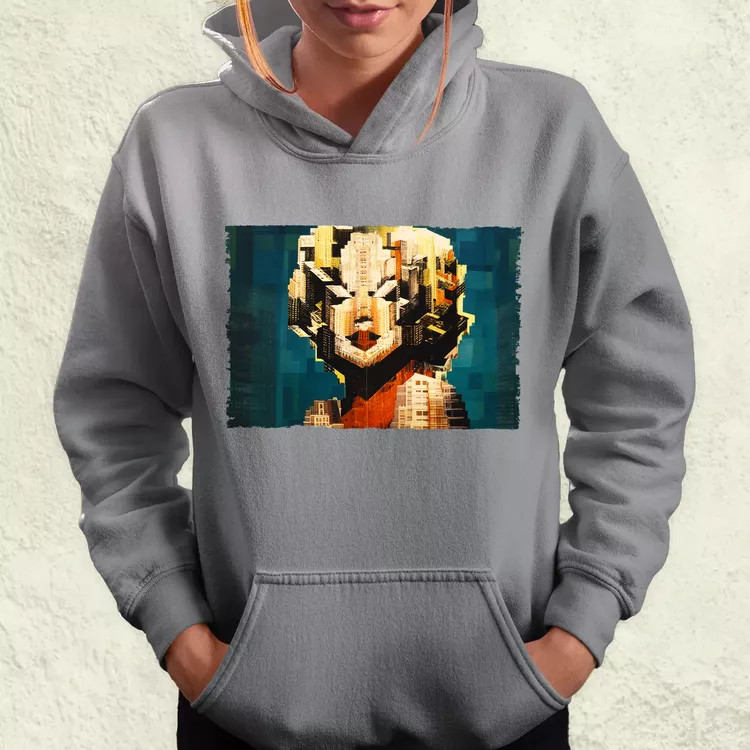 Pareidolia Marilyn Monroe város fantázia v4 női pulóver
