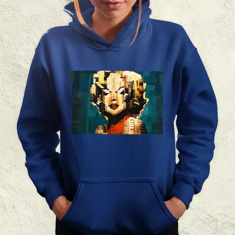 Pareidolia Marilyn Monroe város fantázia v4 női pulóver