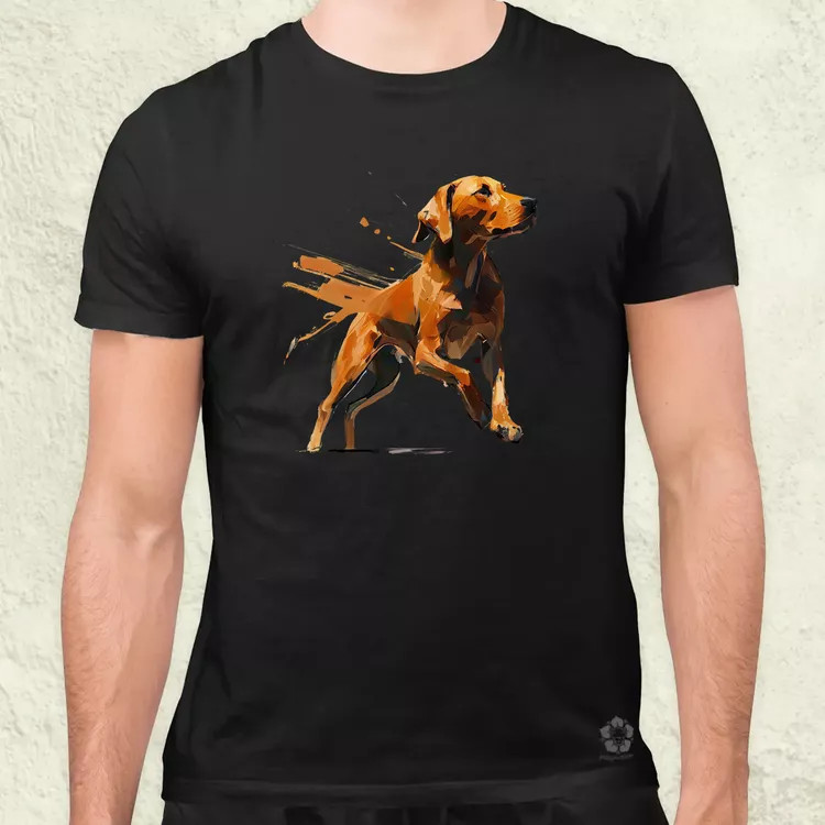 Magyar kutyák ugrik a vizsla férfi póló