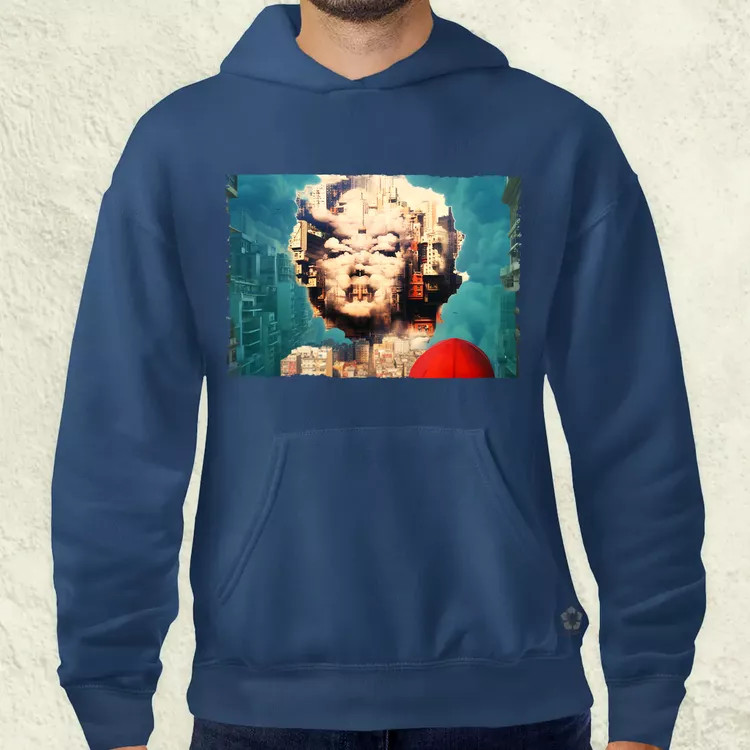 Pareidolia Marilyn Monroe város fantázia v6 férfi pulóver