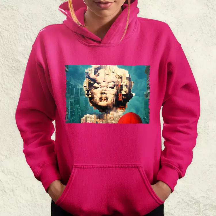 Pareidolia Marilyn Monroe város fantázia v6 női pulóver