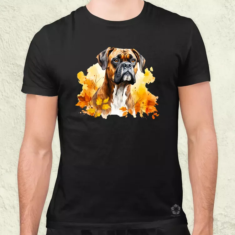 Őszi Boxer v4 férfi póló