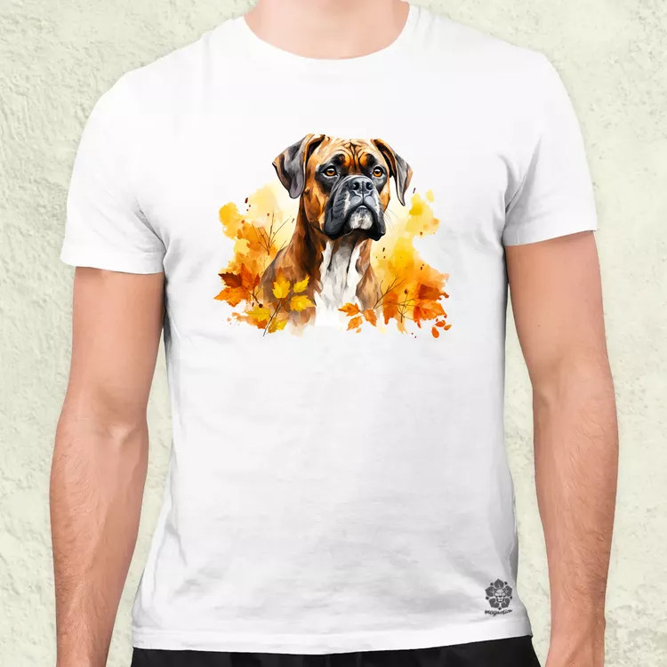Őszi Boxer v4 férfi póló