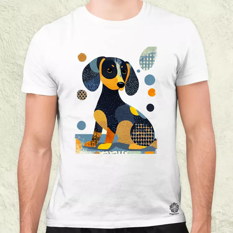 Pop art tacskó v1 férfi póló