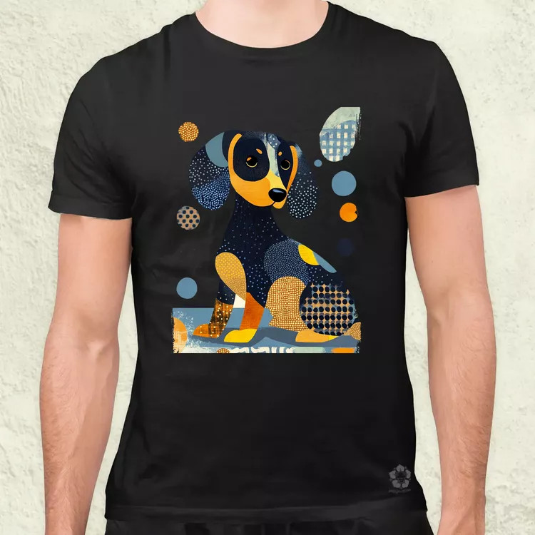 Pop art tacskó v1 férfi póló