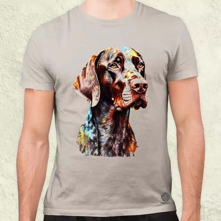 Rövidszőrű német vizsla v1 férfi póló