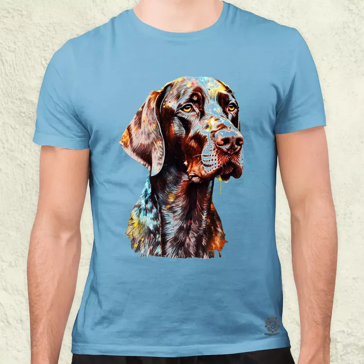 Rövidszőrű német vizsla v1 férfi póló