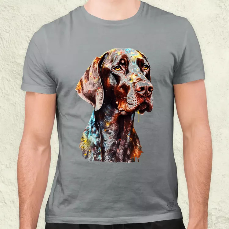 Rövidszőrű német vizsla v1 férfi póló